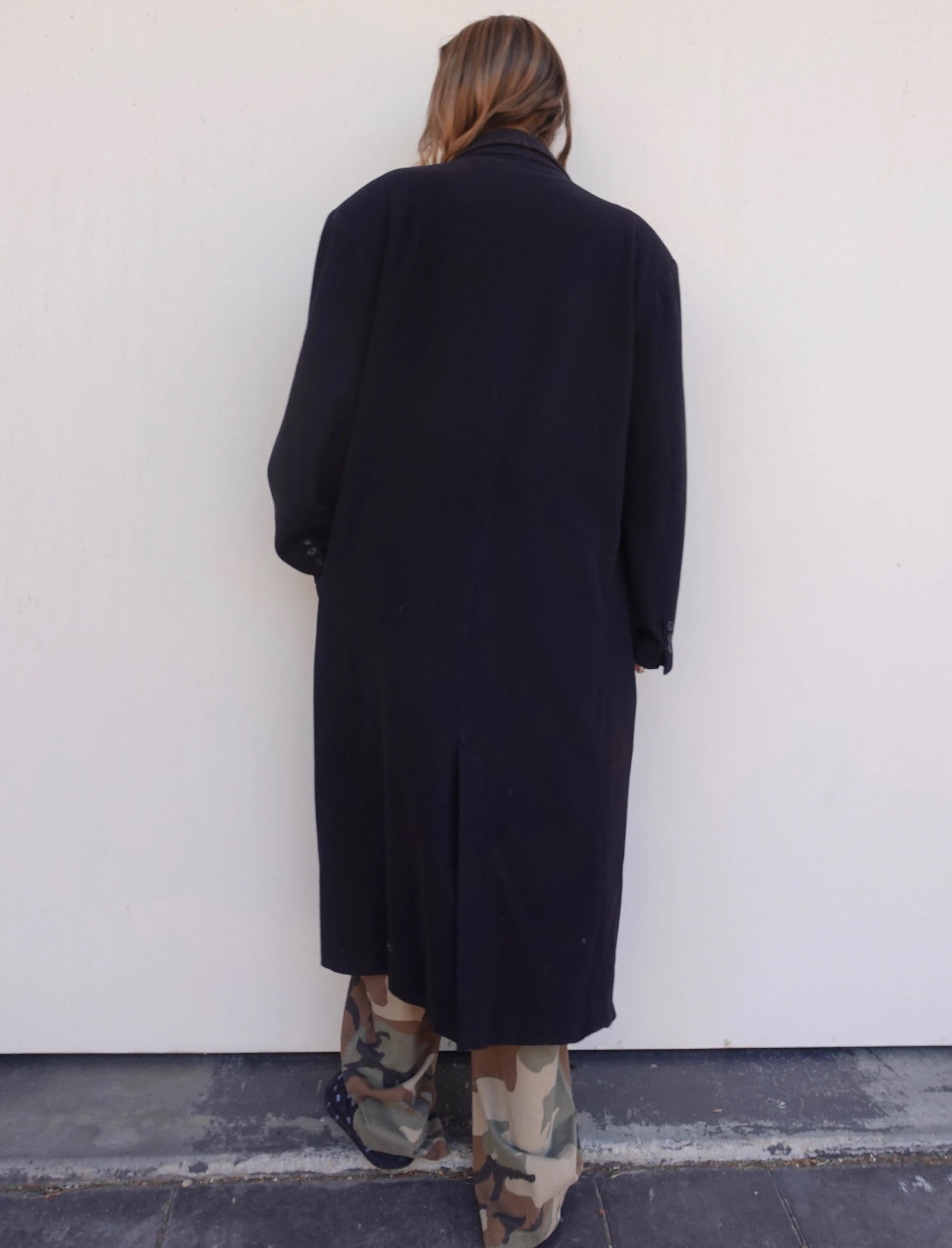 VINTAGE OVERSIZED CASHMERE WOOL COAT