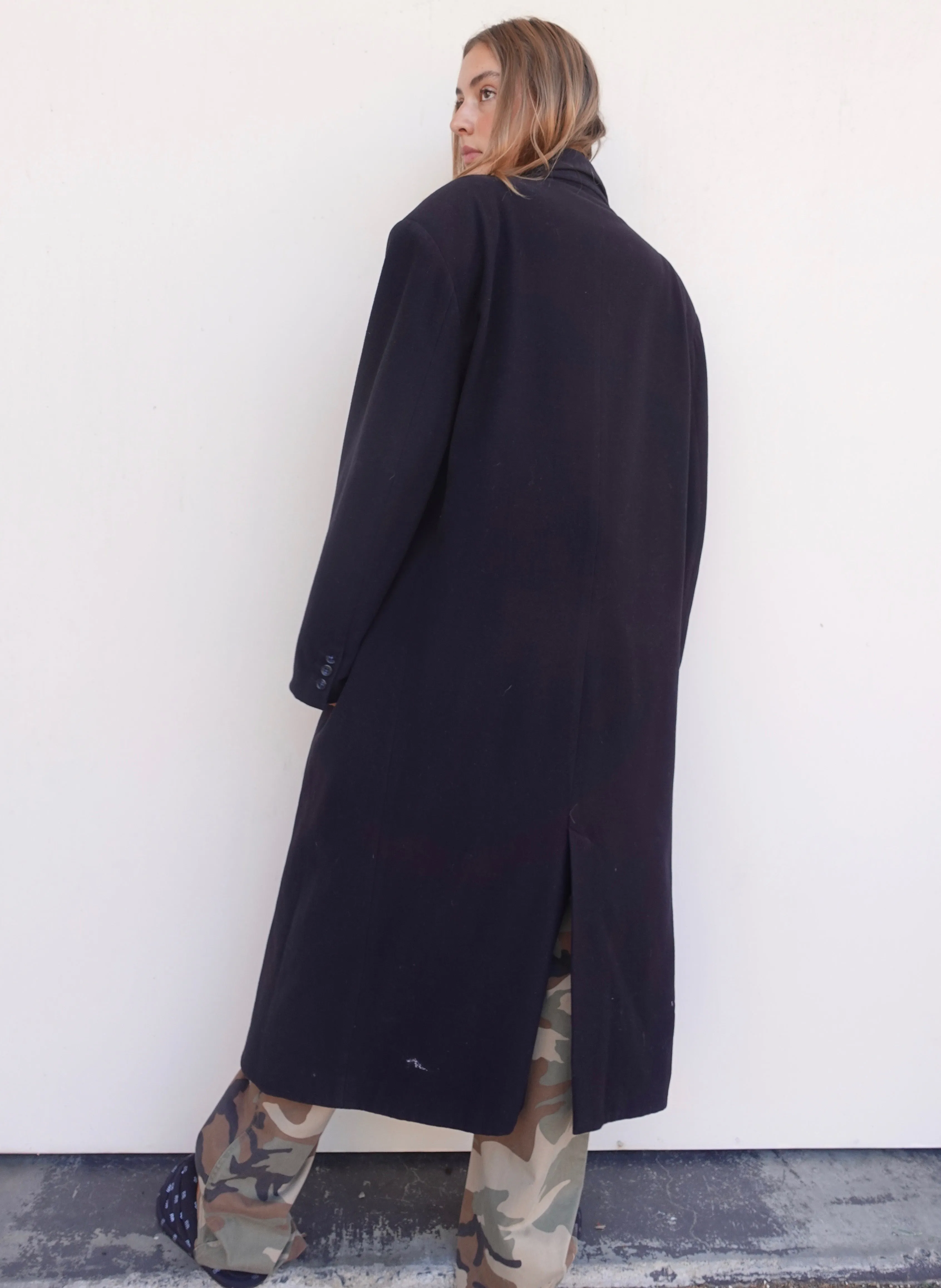 VINTAGE OVERSIZED CASHMERE WOOL COAT