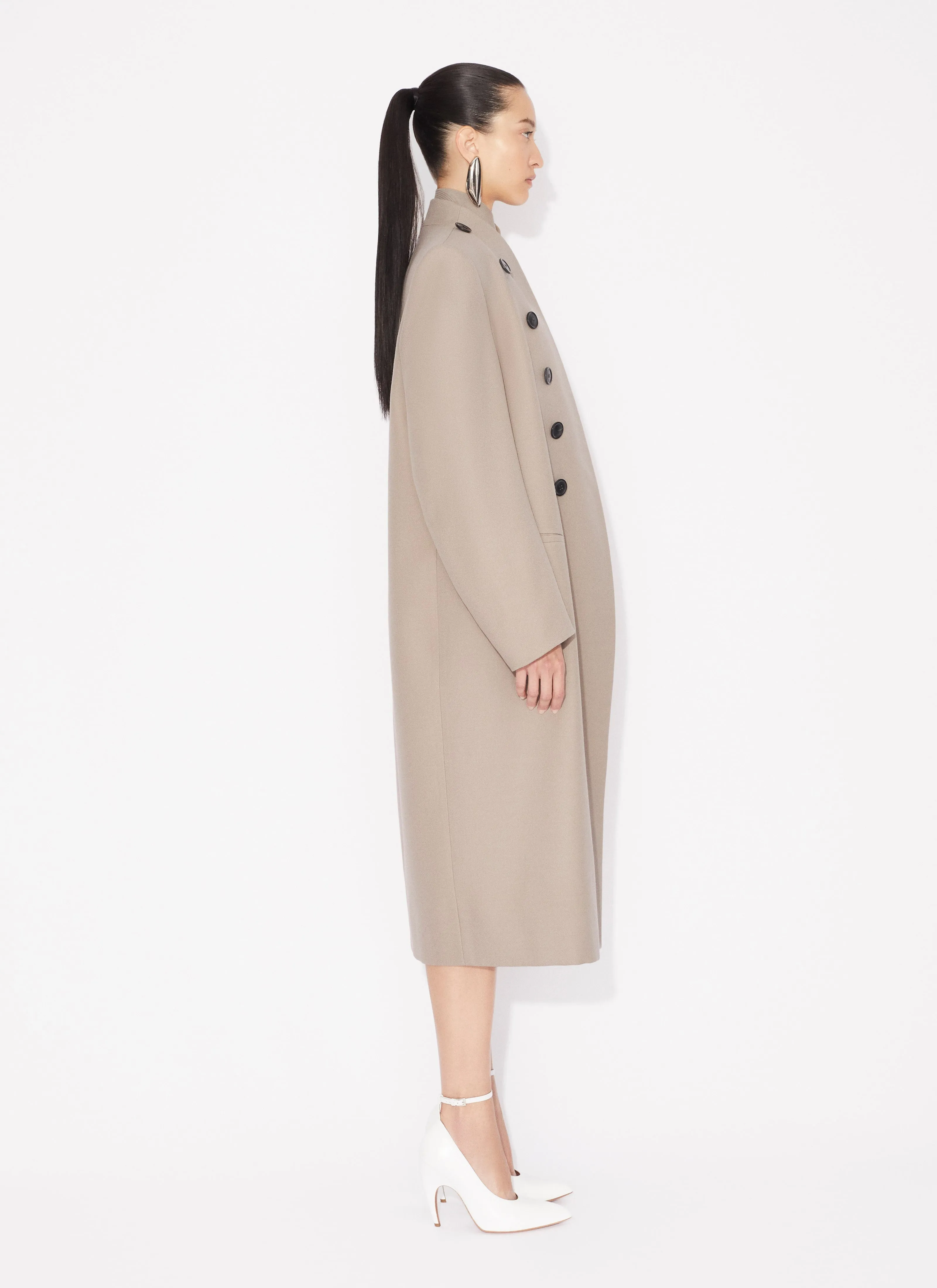 Wool Large Coat