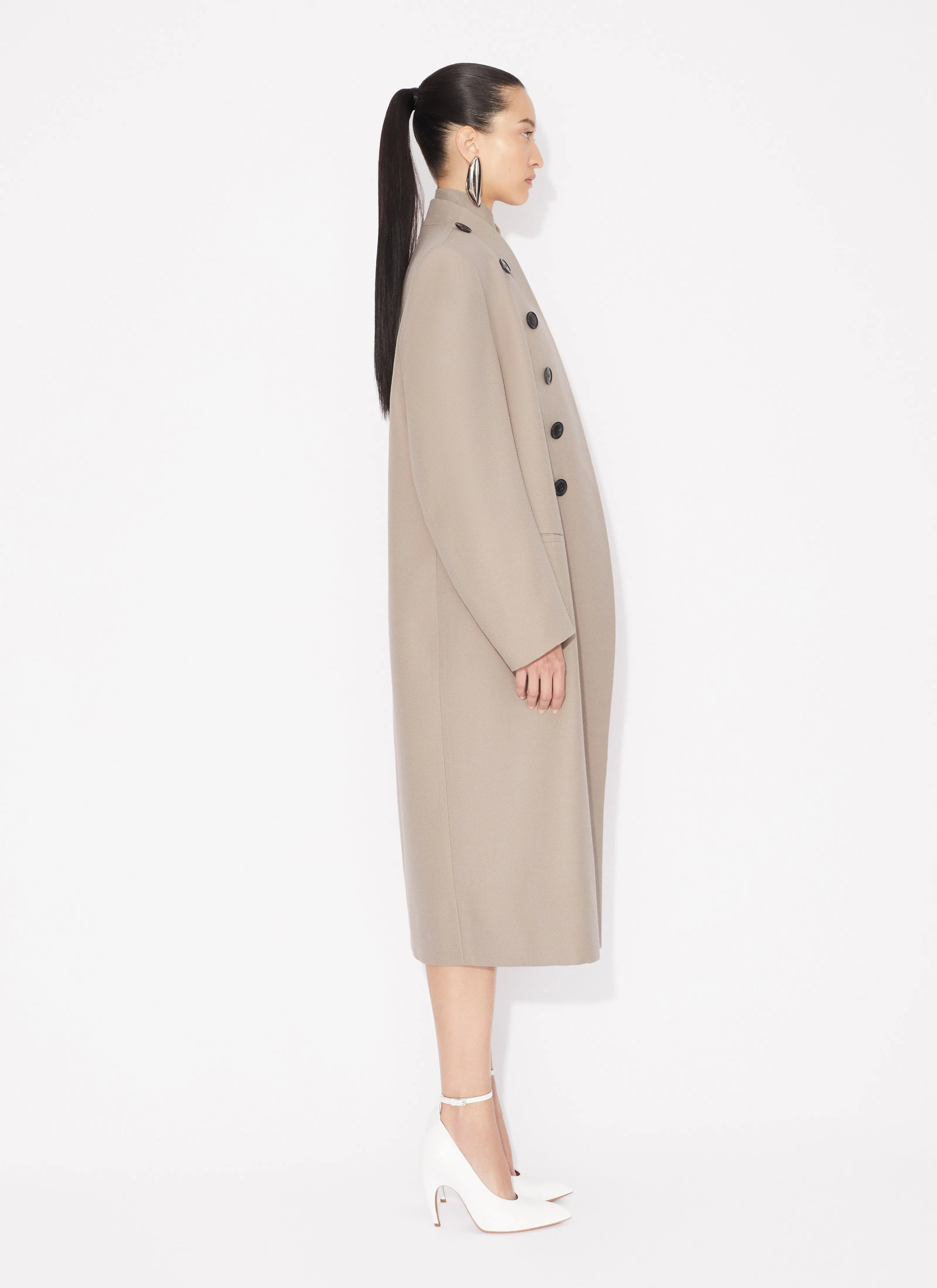 Wool Large Coat